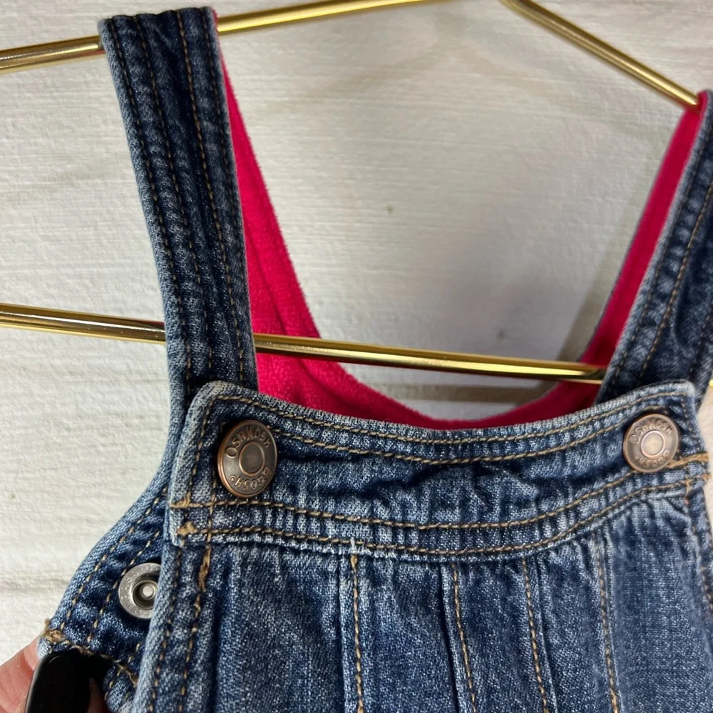 Oshkosh Fleece Lined Denim Overalls, 2T